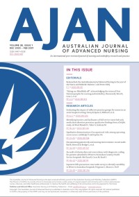 Image of Australian Journal of Advance Nursing