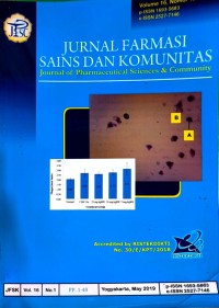Image of Jurnal Farmasi Sains dan Komunitas Vol. 16 No. 1