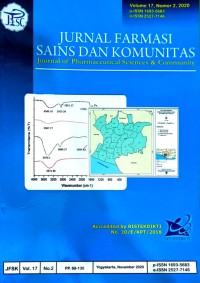 Image of Jurnal Farmasi Sains dan Komunitas Vol. 17 No. 2