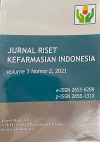 Image of Jurnal Riset Kefarmasian Indonesia Vol. 3