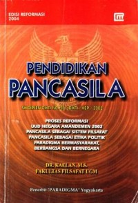 Image of Pendidikan Pancasila Edisi Reformasi 2004
