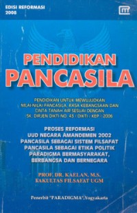 Image of Pendidikan Pancasila Edisi Reformasi 2008